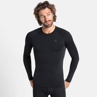 Odlo Performance Warm ECO Løbe T-shirt M - Sømløs, Ventilerende, Sort - Herre Str. M