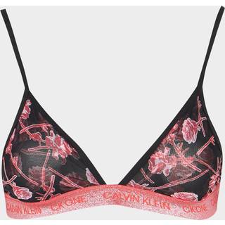 Calvin Klein Lingeri Unlined Triangle bralette BH, sort, Størrelse: XS, Dame