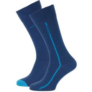BOSS 2-pak Logo Line Sock - Blue - Str 39/42 * Kampagne *