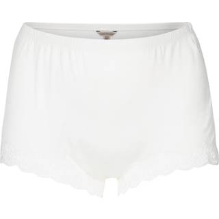 Lady Avenue Silk Jersey Panty With Lace - Black - Medium