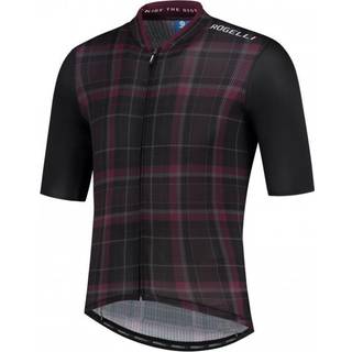 Rogelli Style Jersey - Sort/Bordeaux - Størrelse XXX-Large