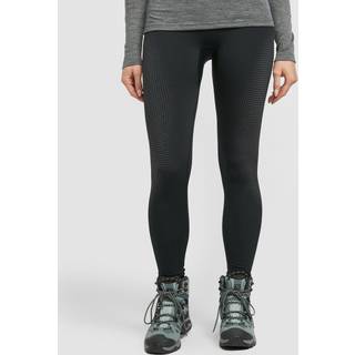 Odlo Performance Warm Eco Big Logo Bottom Long Tight Women - Black, Grey, Size XS - black