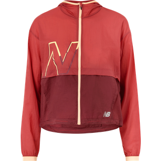 New Balance Printed Impact Run løbejakke Dame