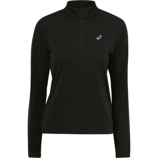 ASICS Core 1/2 Zip Running Shirt Women - Black, Size XL - black