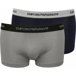 EMPORIO ARMANI Herren Trunks blau,grau Baumwolle & Mix unifarben