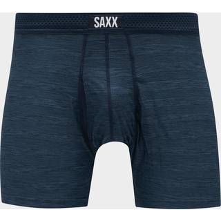 Saxx Droptemp Cooling Mesh Boxer Brief Fly Syntetisk undertøj Herrer størrelse L farve blå