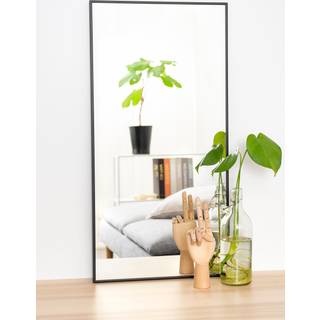 Spejl Narrow Sort 41x81 cm
