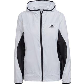 AEROREADY Logo Running windbreaker - White / Black - XS