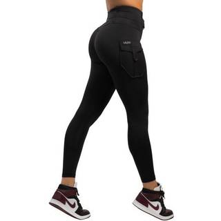 Cargo Tights, black, large
