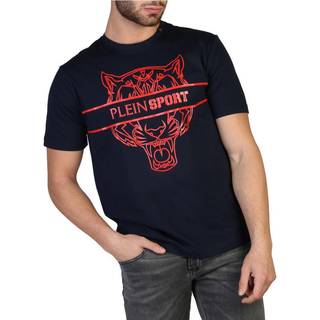 Plein Sport Blue Cotton Men T-Shirt