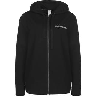 Calvin Klein Zip Hoodie bluse, sort, Størrelse: XS, Dame