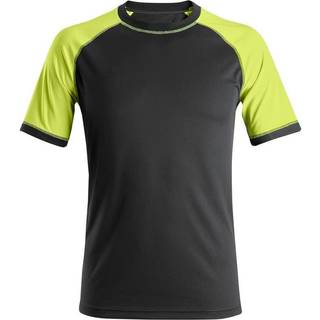 Snickers Workwear 2505 T-shirt Sort/neongul Sort/neongul