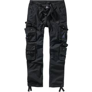 Brandit Pure Vintage Cargobukser - Slim Sort Camo
