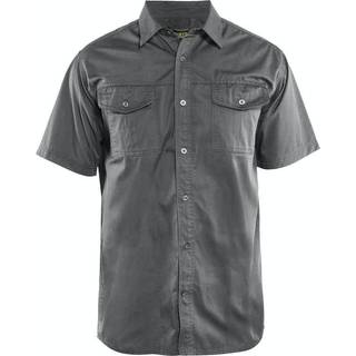 Blåkläder 3296 Twill Skjorte kort ærme / Twill Skjorte kort ærme - 3XL - Sort