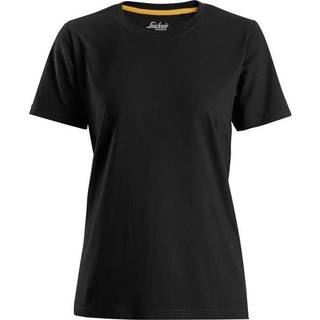 Snickers 2517 dame t-shirt økologisk bomuld sort XL