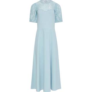 Lts Tall Light Blue Lace Midi Dress 16 Lts | Tall Women's Midi Dresses