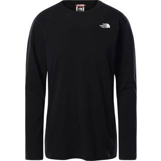 L/S Simple Dome Tee W TNF Black (XS)