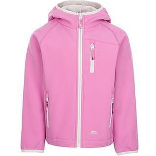 Trespass kian - kids softshell jkt DEEP PINK 9/10
