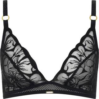 Chantelle Fleurs BH uden bøjle, sort, Størrelse: L, Dame