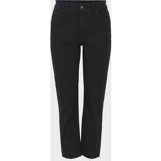 PIECES dame bukser PCLUNA - Black - 25 / Længde 30