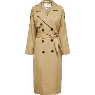 SELECTED FEMME New Bren LS Trenchcoat Cornstalk 44