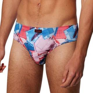 Bruno Banani 2-pak Beach Life Brief - Blue/Pink - Large * Kampagne *