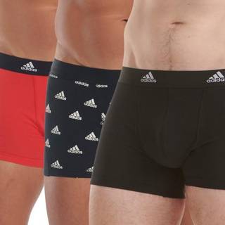 adidas 3-pak Active Flex Cotton Trunk - Black/Grey - X-Large * Kampagne *