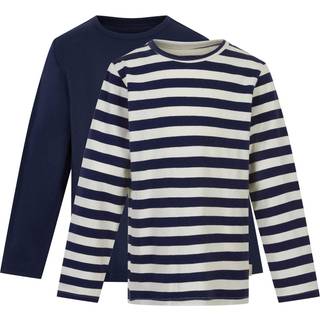 Minymo Børne Langærmet t-shirt i økologisk bomuld - Violet Ice - 74