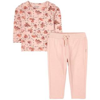 Minymo Ladybug Top Og Leggingsæt Peach Whip 56 cm  Lyserød  56 cm  kvinde