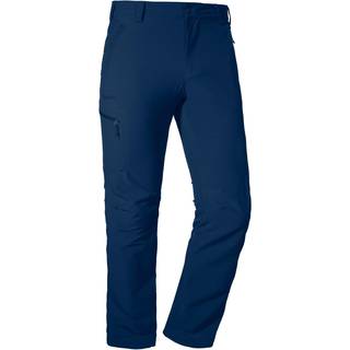 Schöffel Herren Funktionshose grau Mikrofaser/Funktion unifarben Slim Fit