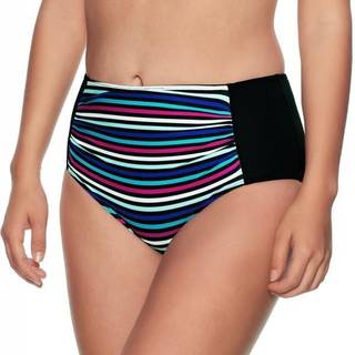 Wiki Alicante Midi Shape Bikini Brief - Black striped - 40
