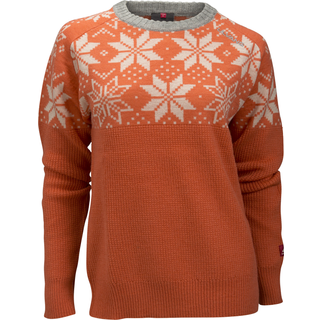 Ulvang Rav Kiby Round neck dame 100% uld, persimon-S