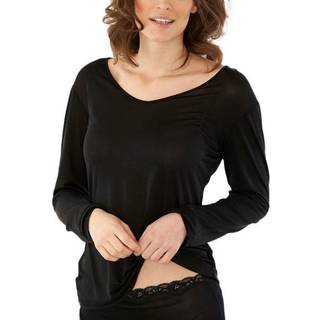 Damella Silk Long Sleeve - Black - XX-Large