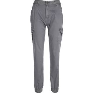 Urban Classics Dame High Waist Cargobukser Light Shadow
