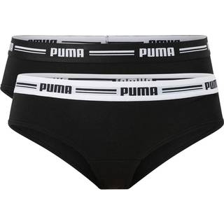 Puma 2-pak Logo Waistband Brazilian - Black - X-Small