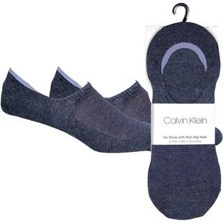 Calvin Klein 2-pak Caleb Dress No Show Liner Socks - Darkblue - Str 40/42