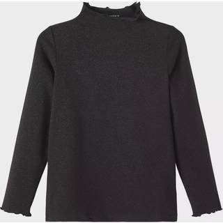 Name It Black Glitter Slim Top