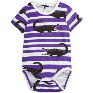 Mini Rodini Crocodiles Babybody Lilla 56 cm   Dyr 56 cm  Unisex