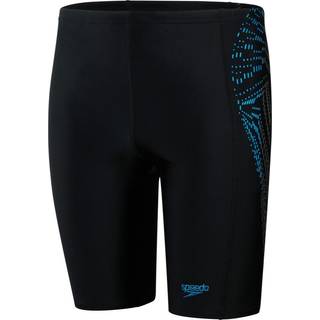 Speedo badeBukserer Jammer Plastisol Placement Jammer til Drenge Sort/blå/grå Str. 116/5-6y blå