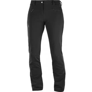 Salomon Wayfarer Straight Warm Pants Women, black-40-short