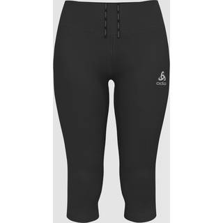Odlo Essential 3/4 Running Tights Women - Black, Size XS - black