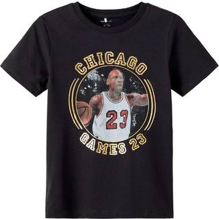 NAME IT Michael Jorden Tee Black