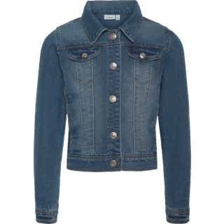 Langærmet Denimjakke