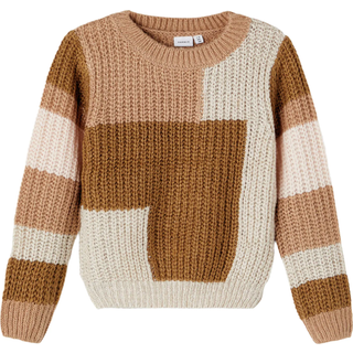 Name It Strikbluse Toasted Coconut