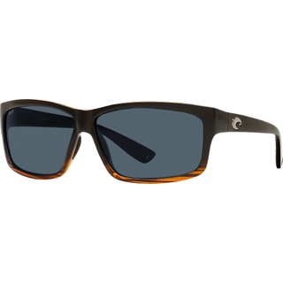 Costa Del Mar Cut Polarized 904705 60 Solbriller Mænd Brun - Gradient Black Coco Stripes - 60mm