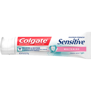 Colgate f?lsom maksimal styrke f?lsom tandpasta plus hvidning og frisk stribe 6 oz