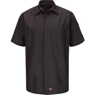 Red Kap Men's Standard Ripstop Crew Shirt Short?rmet sort X-Large