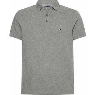Tommy Hilfiger Herren Polo-Shirt grau meliert Slim Fit