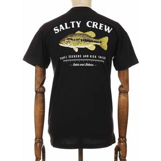 Salty Crew Men's Bigmouth Short-Sleeve Premium Tee Black, XL
