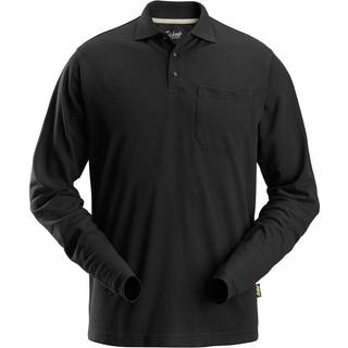 Snickers 2608 langærmet polo shirt koksgrå M